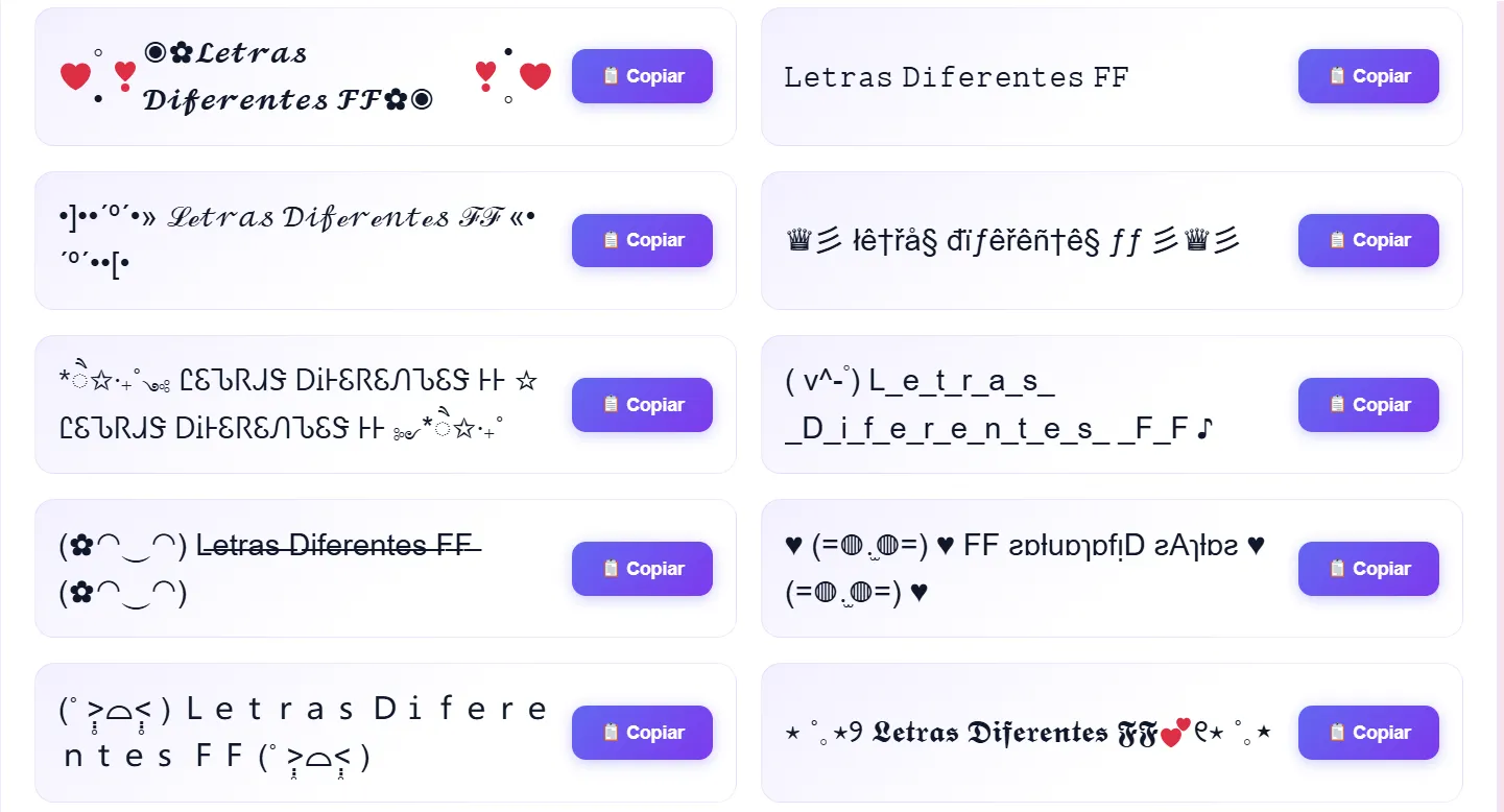 Letras Aesthetic
